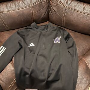 Adidas Black Pullover Shirt